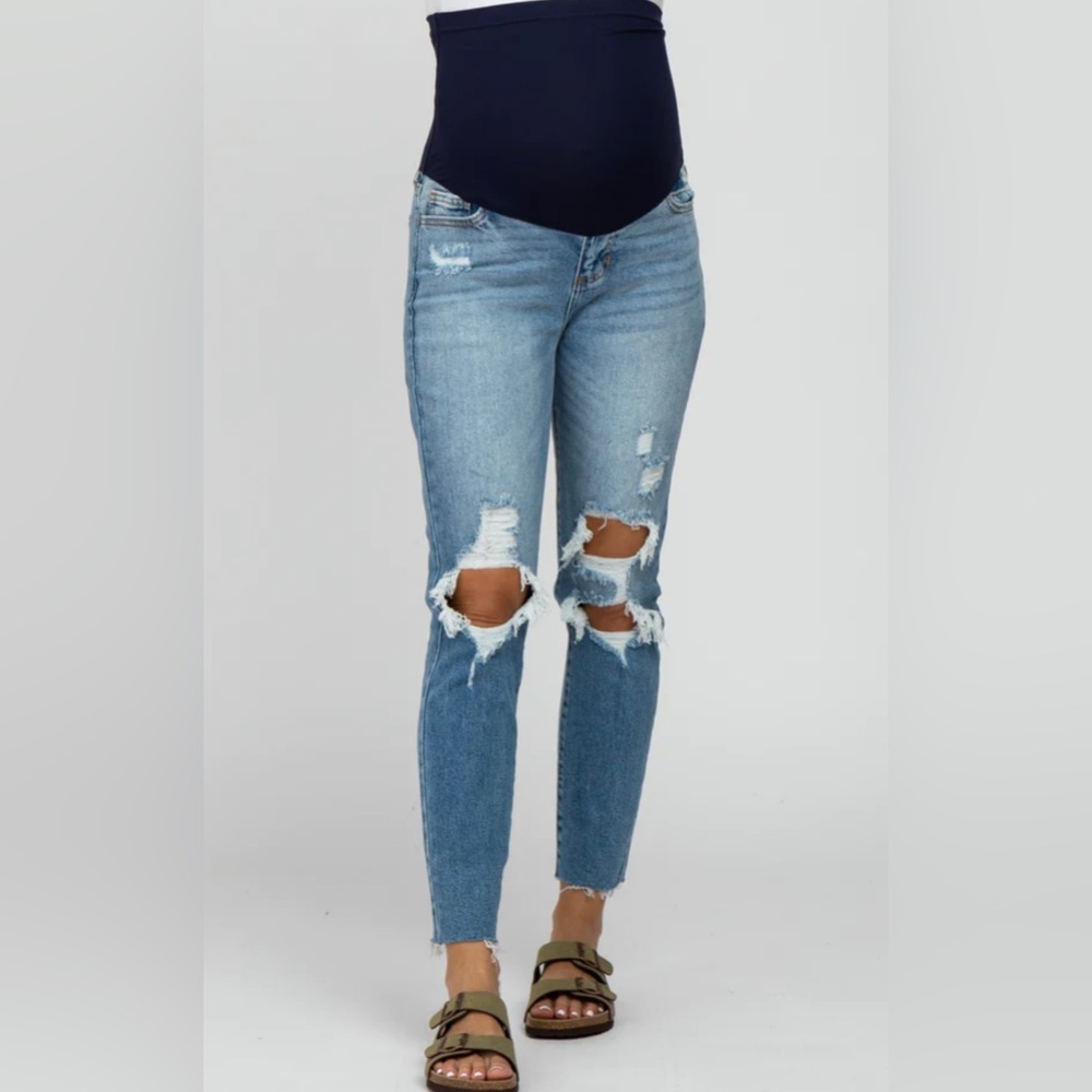 Pink Blush Maternity Jeans